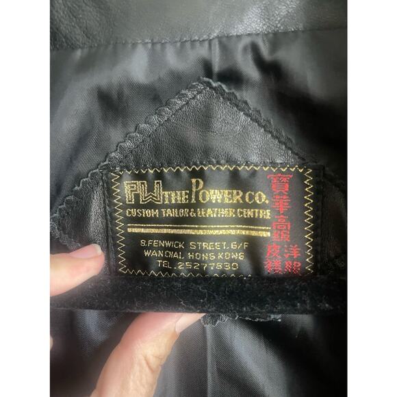 Men's CUSTOM Leather Jacket Custom Tailored XL Hong Kong - Picture 10 of 10